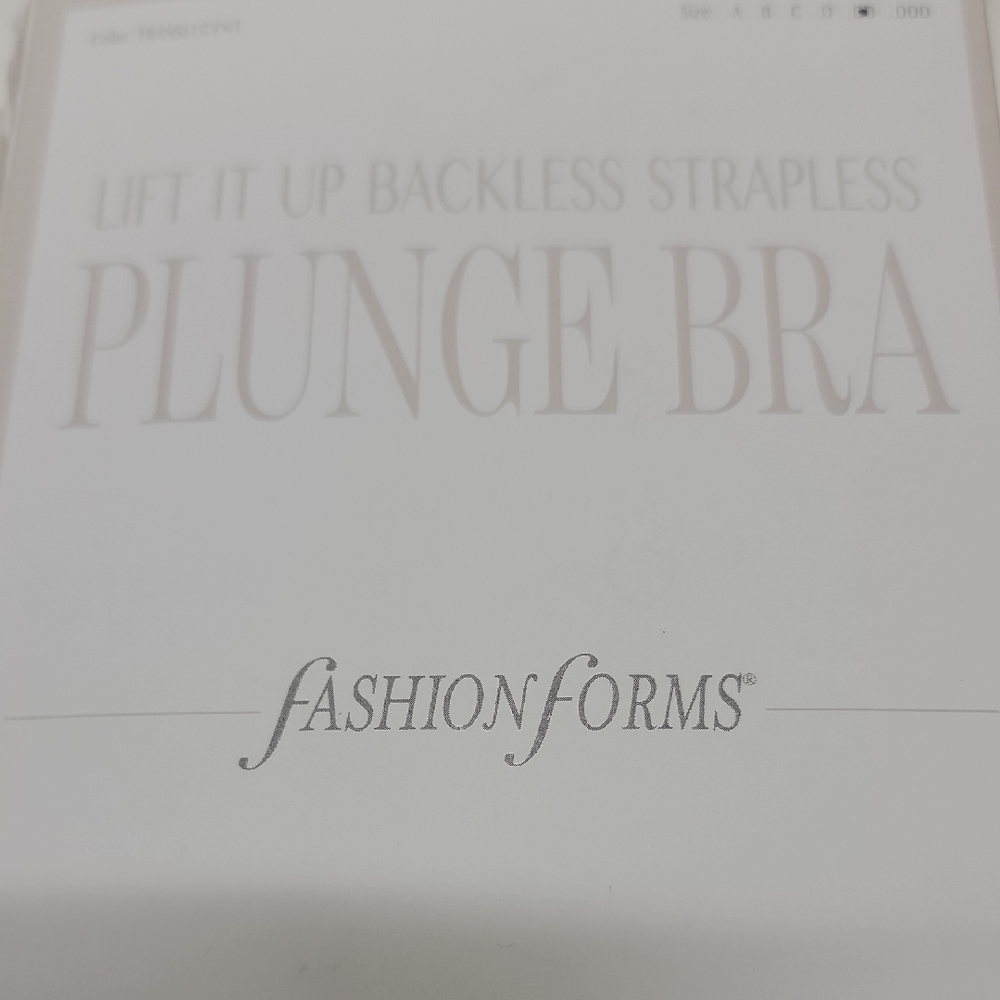 Fashion Forms Lift It Up Backless Strapless Plunge Bra - White - Picture 2 of 7